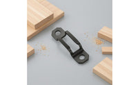 Dual-Function Connector 5 Mm Hole Arched-Handle Connector Labeled Measurements
