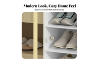 Dustproof Multi-Layer Plastic Shoe Shelf Dust-Proof Modular Shoe Rack Easy Assembly Plastic Cube Storage Organizer Large Capacity for Students, Families, Homeowners, Entryway, Hallway, Dorm Room, Bedroom