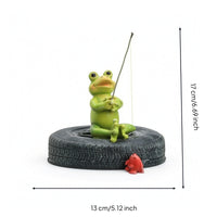 Buoyant Frog Ornament Decorative Buoyant Base with Frog Painted for Gardeners, Balcony