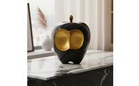 Resin Fruit Statue Modern Minimalist Geometric Fruit Decor Gilded Detail House Decoration