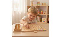 Hundred Board Educational Number Board Numbered Counting Toy with Storage Box for Homeschoolers, Teachers, Homeschool