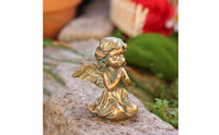 Angel Ornament Gift Concept Angel Sculpture Resin Figurine for Outdoor