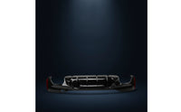 Sporty Rear Bumper Lip Air Movement Deflector Aerodynamic Rear Lower Trim Piece Long-Lasting Spoiler Scratch-Resistant for Drivers