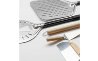 6 Pieces Pizza Making Metal Set Pizza Peel Set Professional Cooking Brush for Outdoor Kitchens