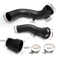 Silicone Connector Turbo Intake Pipe Kit Stainless Steel Automotive Intake Pipe Kit