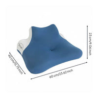 Slow Rebound Multi-Position Support Pillow Skin-Friendly Textile Ergonomic Prone Pillow Memory Foam Reading Support Pillow for Readers, Phone Users, Lounging