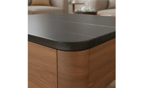 Modern Combination Coffee Table Fully Assembled Nesting Tables