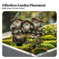 Acrylic Gnome Plant Pick Whimsical Design Gnome Garden Stake Waterproof