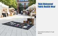 Night Market Stall Cloth, Quick-Fold Dual-Use Ground Mat, Waterproof, Multiple Sizes