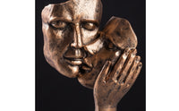 Couple Sculpture Textured Abstract Sculpture Modern Shelf Ornament for Desk