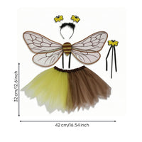 Bee Costume Set Halloween Bee Costume Lightweight for Carnival