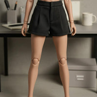 1/6 Scale Figure Shorts Pleated Detail Collectible Accessory Handmade for Collectors, Hobbyists