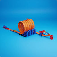 DIY Track Set Easy to Assemble Pull Pull-Back Vehicle Track Set Multi Mode for Children