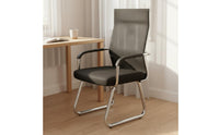 Mesh Back Sled Base Chair Heavy Duty Ergonomic Computer Chair for Students, Conference Room, Reception Area