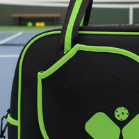 Waterproof Women's Tennis Shoulder Bag Water-Resistant Tennis Racket Shoulder Bag Multiple Compartments Quilted Sports Tote Long-Lasting for Athletes, Travel