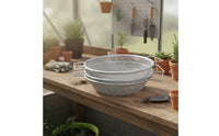 3 Pieces Garden Sifter with Handles Round Soil Sieve with Handle Ergonomic Sifting Screen for Gardeners, Raised Beds