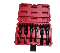6-Piece Swivel Oil Pipe Socket Open End Wrench Set Tool Kit