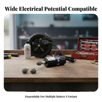 Wide Voltage Compatibility Portable Tire Repair Polisher High Rotational Force Low-Speed Tire Lightweight Electric Grinder Single-Handed-Hand Operation for Mechanics, DIY Car Enthusiasts, Vehicle Maintenance, Garage, Industrial Workshop