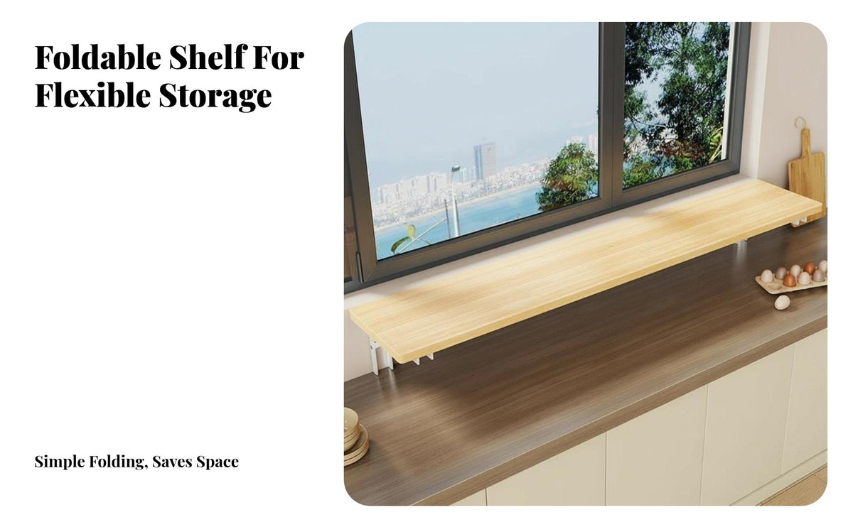 Foldable Windowsill Storage Areasaving Foldable Surface Surfacemounted Table Surface surfaceMounted Countertop for Apartment Dwellers