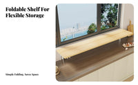 Foldable Windowsill Storage Areasaving Foldable Surface Surfacemounted Table Surface surfaceMounted Countertop for Apartment Dwellers