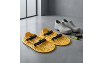 Perforated Concrete Polishing Shoes Adjustable Straps Floor Finishing Shoes Flat Sole Floor Polishing Shoe Wear-Resistant