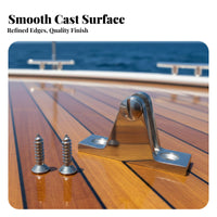 90 Degree Boat Deck Hinge Exact Casting 90 Degree Deck Hinge Stainless Steel Cover Mount for RV Owners