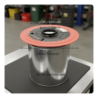 Dual Interface Grease Suction Plate Plastic Body Oil Drum Press Plate for Garage