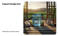 Food Grade PC Water Container Leakproof Water Container with Spigot Easy to Clean High Temperature Resistant for Campers