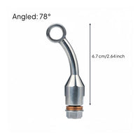 Multi-Angle Options Stainless Steel Banjo Extender CNC Machined Brake Hose Banjo Fitting for DIY Mechanics