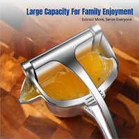 Hand Press Juicer, Metal Manual Juice Extractor, for Sweet Cane, Pomegranate, Lemon, Orange, Small Squeezer, Lever Design