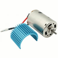 RC Motor with Heat Sink Overheating Brushed Motor with Thermal Sink Cylindrical Aluminum Heat for Hobby Repair