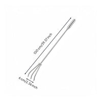 Long Handle Garden Rake Undesirable Vegetation Removing Garden Cultivator Easy to Use Hand Cultivator for Flower Bed