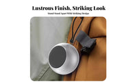Bluetooth Connectivity two-wheeler Handlebar audio unit Deep Bass Miniature Cylinder Speaker Lanyard Included Outdoor Gear stable bike Mount for Cyclists, Scooter Riders, Commuters, Cycling, Camping, journey, Beach and Pool