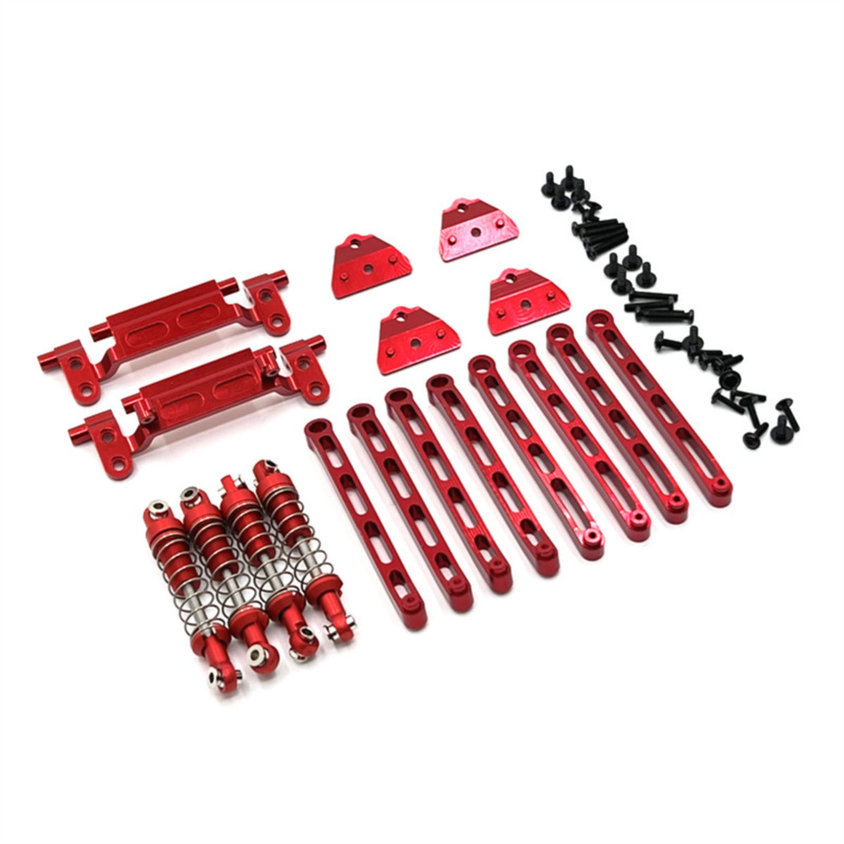 RC Shock Absorbers High-Performance RC Car Parts Kit Stable Link Rod Mount for Hobbyists, Repair
