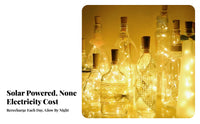 Solar Cork Light Creates mood Decorative Lighting DIY Decoration for Parties