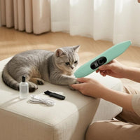 Rechargeable Paw Hair Trimmer LED Light Feline Paw Trimmer Digital Display Grooming Clipper Slim Pen-Like