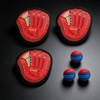 6 Pieces Catch and Toss Game Handheld Sticky Ball Set Soft for Beach, Pool, Kids