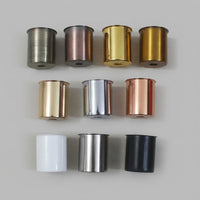 Table Lamp and Wall Light Metal Lamp Cup with E27 Lamp Holder, Heat Resistant Screw Bulb Holder for Pendant Light, Anti-Rust E14 Lamp Base
