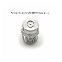 Rust-Resistant 1/4 Inch Male Thread Nozzle Long-Lasting High-Pressure Fan Nozzle Easy to Install for Professionals, Dust Suppression