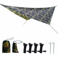 Waterproof Shelter Tarp Multipurpose Portable Canopy Easy Setup Ultralight Canopy for Hikers
