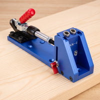 Adjustable Pocket Hole Jig Accurate Pocket Hole Jig with Clamp Long-Lasting Easy to Use for DIYers, Cabinet Making