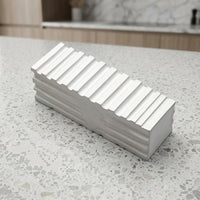 Jewelry Forming Mold Block Hardened Steel Metal Forming Block with Grooves Tool Machined Heavy-Duty for Jewelers, Metalworking