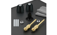 Three Handle Faucet Rebuild Kit Easy to Install Faucet Rebuild Trim Set Reliable Performance Washroom Hardware for Repair