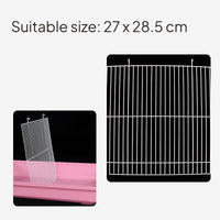 Hamster Cage Divider White Wire Mesh for Base Cage