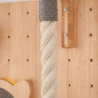 Cat Climbing Wall Activity Center with Shelf and House, Wall-Mounted Frame for Indoor Kittens, Sturdy Furniture Set with Hammock for Playtime