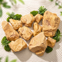 10 Pieces Faux Rock Ornaments Lightweight Artificial Landscape Rocks Irregular PU Foam Rocks for Landscapers, Decorators, Courtyard, Indoor Scenery