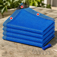 Blue Sun Shade Netting for Outdoor Patios, Pools, and Gardens, UV Protection, Thickened Fabric