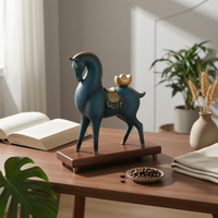 Horse Statue Gift Suggestion Horse Figurine Feng Shui for Living Room, Cabinet