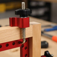 Sturdy Aluminum Alloy 90 Degree Corner Clamp Corrosion-Resistant 90 Degree Positioning Square Lightweight Right Angle Clamping Square Easy to Use for Carpenters