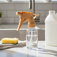 Plastic Spray Bottle for Alcohol, Cleaning, and Gardening - 300ml